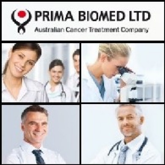 2011년 2월21일 호주 시장보고서: Prima BioMed (ASX:PRR), 난소암 면역요법 백신 임상실험 착수
