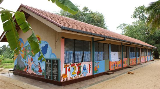 다음, 스리랑카에 '지구촌 희망학교' 완공