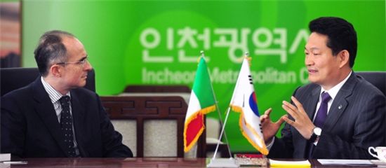 송영길 시장, 외교는 벌써 '대선주자급'