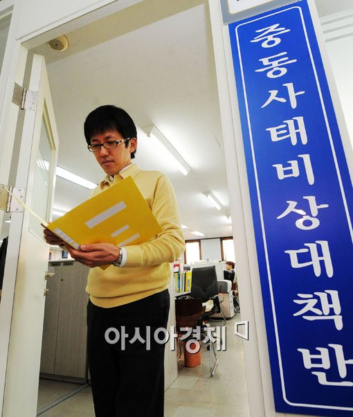 [포토] 빨간불 커진 국토해양부