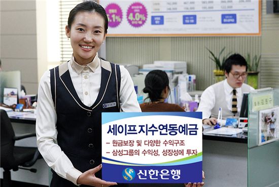 신한銀, '세이프지수연동예금' 5종 출시 