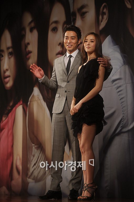 [포토]주상욱-한혜진 '저희 잘 어울리죠?'