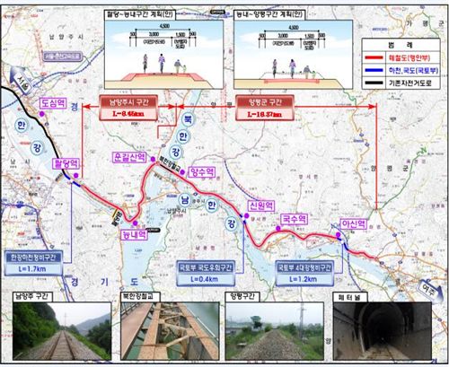 폐철도 ‘자전거길’로 활용, 남한강변 90km규모 자전거도로 완성