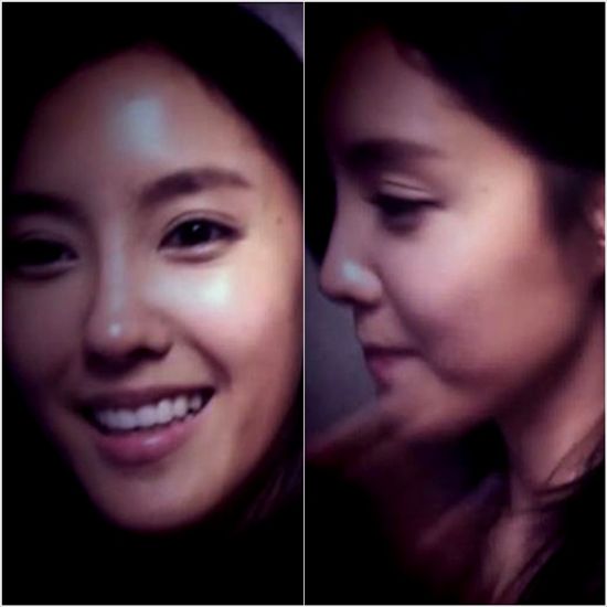 티아라 효민, 초근접 셀카 사진 공개 '도자기 피부 인증'