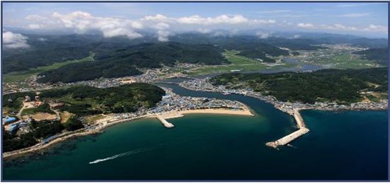 강구항의 모습
