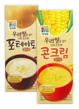 대상 청정원, '우리쌀 컵수프' 2종 출시