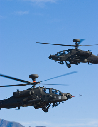 공격헬기 아파치 블록Ⅲ는 국내외 400개이상 협력업체에서 생산된 부품으로 조립된다. 
