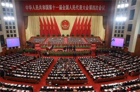 中 전인대 개막..원자바오 "성장률 8% 목표..인플레 잡겠다"(상보)