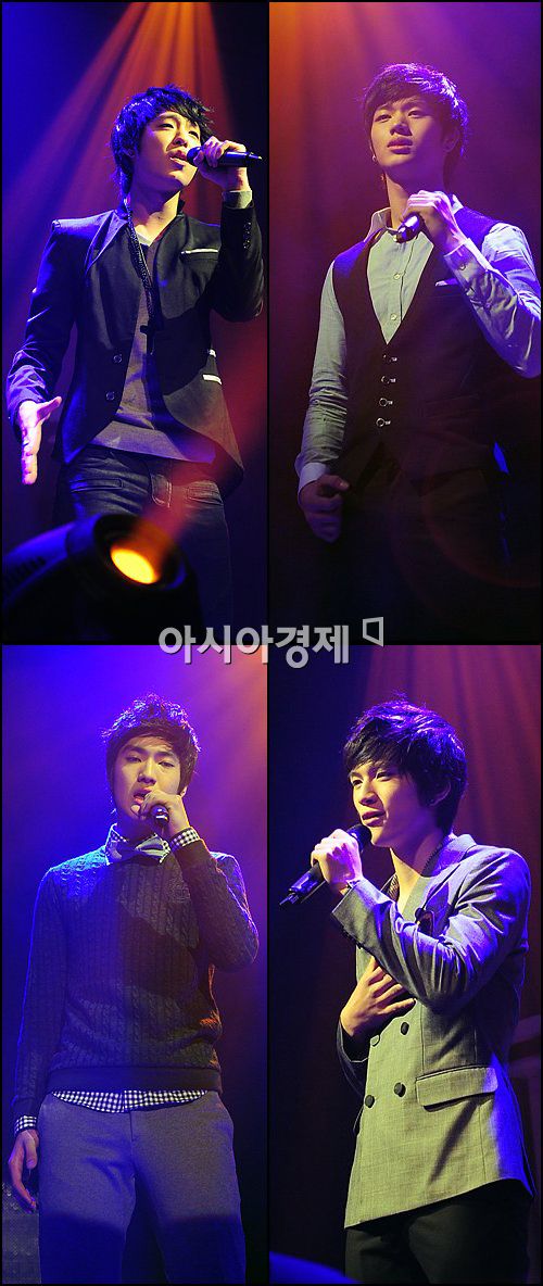 [포토]큐브엔터 '신인 남자4인조, 어때요?'
