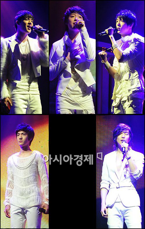 [포토]큐브엔터 '5인조 신인, 중국에서 왔어요'