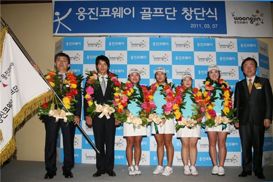 웅진코웨이, 문수영 선수 등 '골프단' 창단