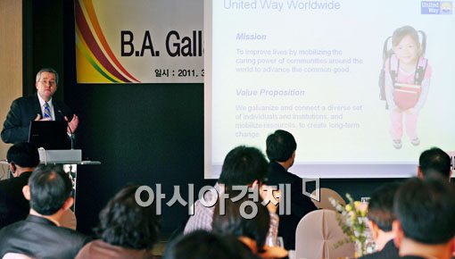 [포토] 한국 찾은 브라이언 세계공동모금회 회장