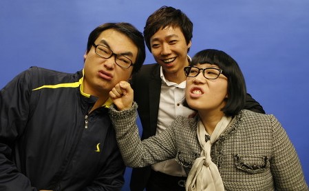 개그콘서트 '두분토론'팀(왼쪽부터 박영진, 김기열, 김영희씨)