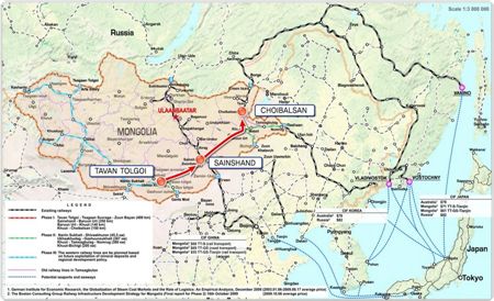 몽골 광산연계 철도망 사업 1단계 개발안 / 롯데건설