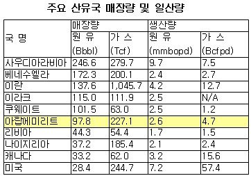UAE 자이언트급 유전참여...석유 1번지 무혈입성