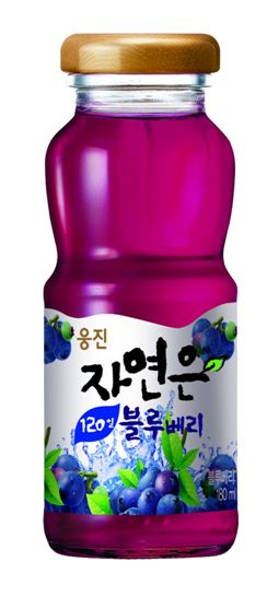 웅진식품, '자연은 120일 블루베리' 출시