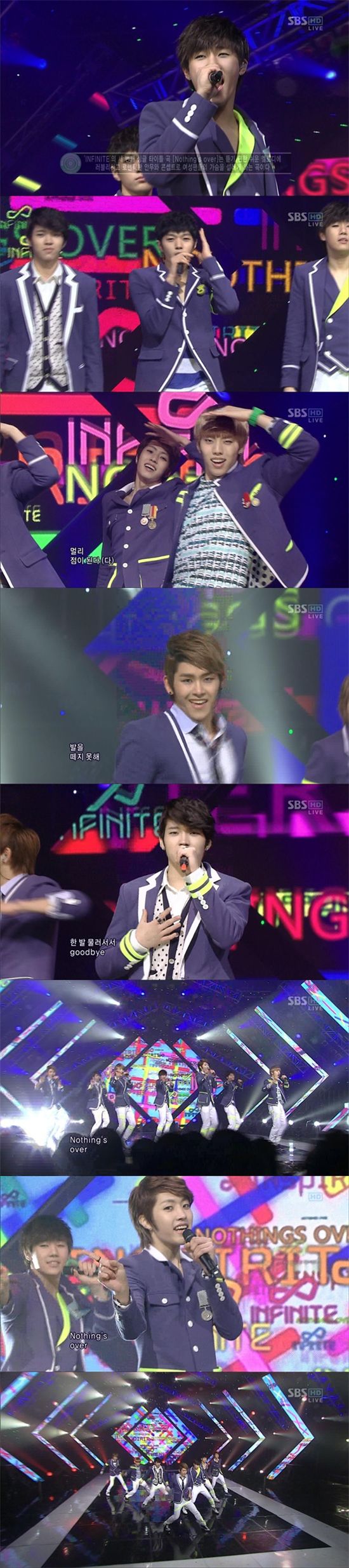 '인가' 인피니트, '강렬' 벗고 '달콤' 변신··군무는 여전