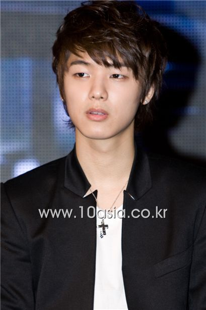 CNBLUE member Kang Min-hyuk attends a press conference marking the release of their first full-length album "FIRST STEP" held in Seoul, South Korea on March 21, 2011. [Chae Ki-won/10Asia]