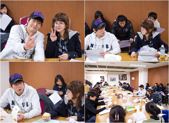 Cast of new KBS series "Baby Faced Beauty" hold first script reading 