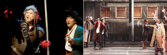 <맨 오브 라만차>, <영웅>과 같은 작품에 참여한 정성화는 희극과 비극에 모두 어울리는 뮤지컬배우로 성장했다.