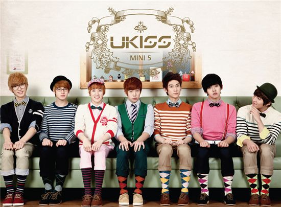 Korean boy band U-Kiss [NH Media]