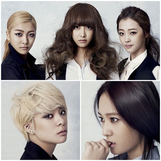 f(x), 화보 통해 다섯 멤버 모두 모였다..'엠버 반가워'