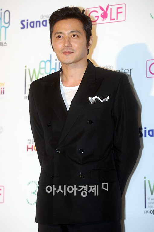 [포토]정준호-이하정 결혼식 참석한 장동건