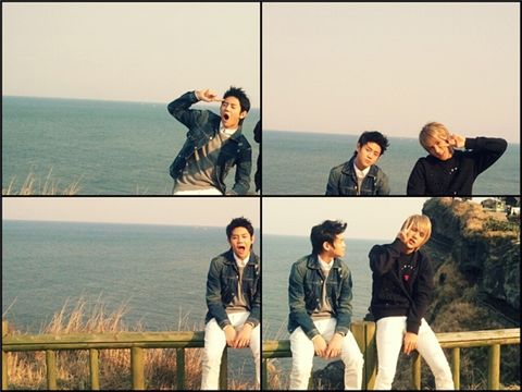 BEAST members visit Jeju island