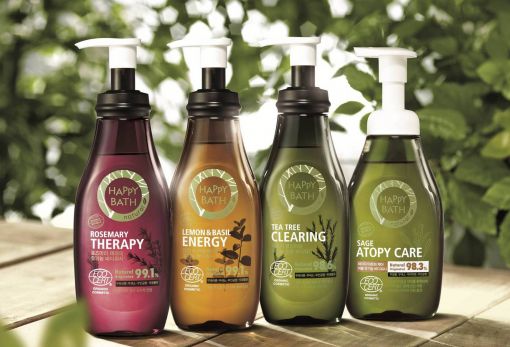 해피바스, 유기농 바디워시 4종 출시