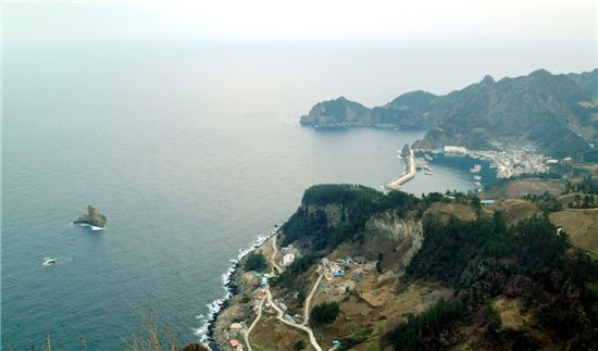 내수전에서 바라본 저동항