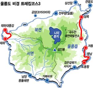 울릉도 트레킹 3선-해안따라 옛길따라 비경속으로