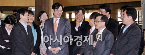 [포토]활짝 웃는 이재용 삼성전자 사장
