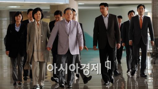 [포토]이건희 회장, 런던으로 출국