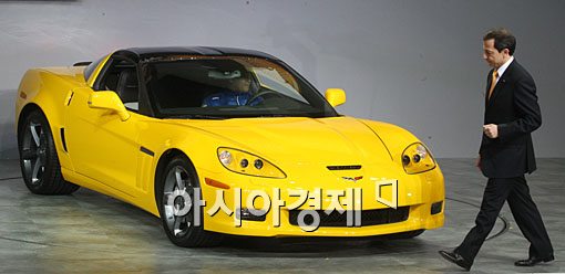 [포토] 쉐보레의 전통 스포츠카 '콜벳'