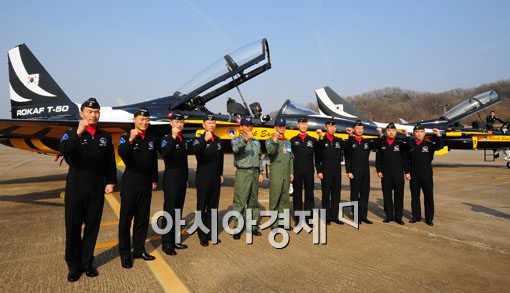 [포토] 우리가 최강 블랙이글스 비행팀