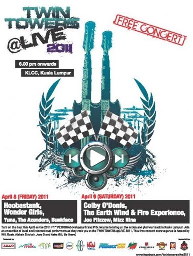 Poster for TWIN Towers @live 2011 Concert 