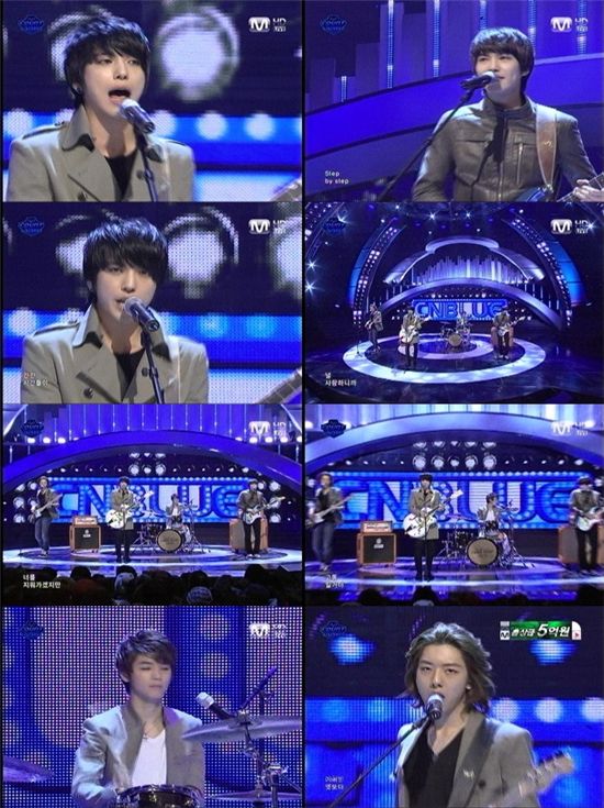 '엠카' 씨엔블루, '완벽 연주+환상 보컬'··역시 실력파