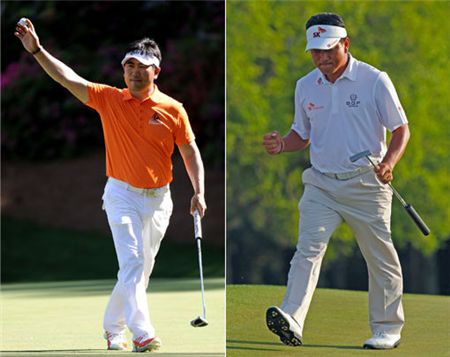 [마스터스] 양용은ㆍ최경주, 3위 "초반 상승세~" <종합>