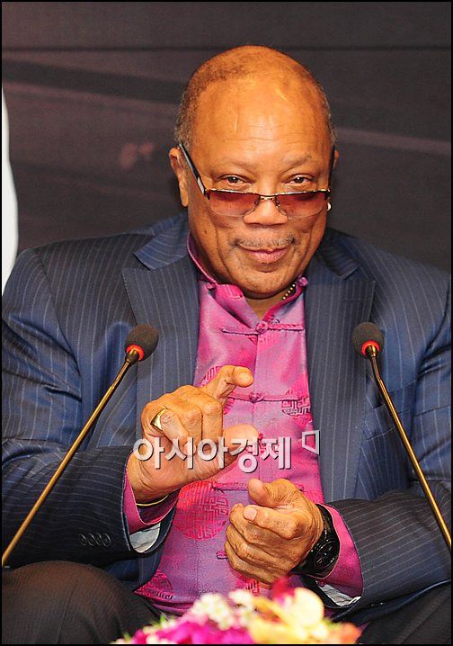 [포토]퀸시 존스 '예쁘게 찍어주세요'