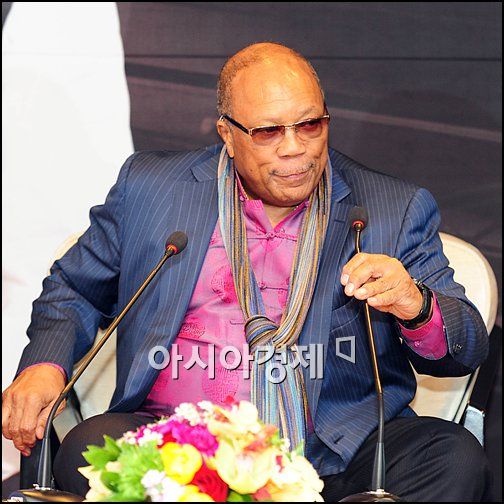 [포토]퀸시 존스 '제 목소리 잘 들리죠?'