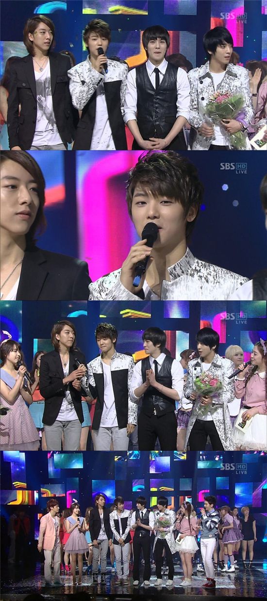 씨엔블루, '인가' 1위.. 공중파·케이블 가요차트 싹쓸이
