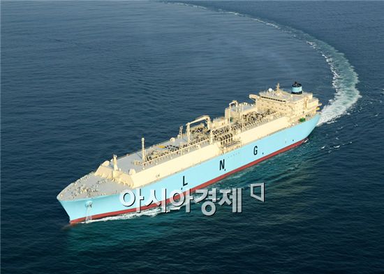 삼성중공업이 수주한 선박의 동급 전기추진방식 LNG선
