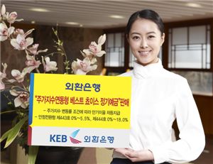 외환銀, '주가지수연동형 베스트 쵸이스 정기예금' 판매