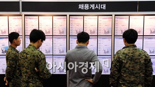 [포토] 군인도 취업은 걱정