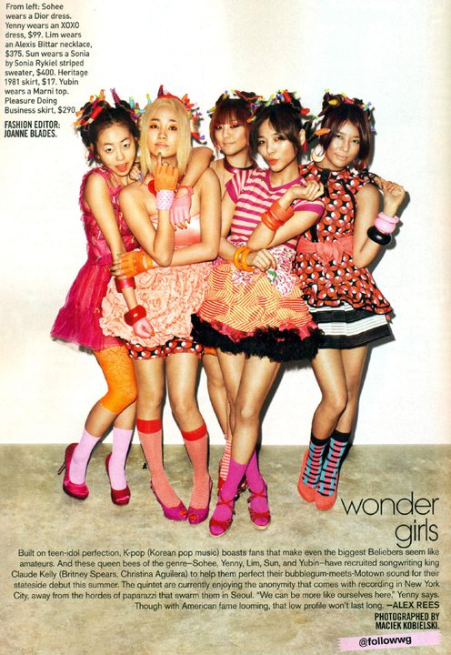 Wonder Girls featured in May issue of Teen Vogue in U.S. 