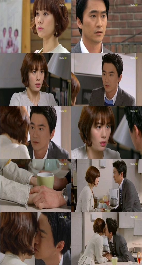 '반짝' 김석훈·김현주, 달콤한 첫 키스..러브라인 급물살