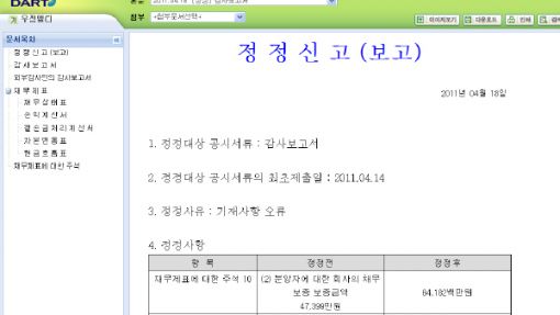 도원회계법인, 어처구니없는 '기재정정'실수 발뺌만