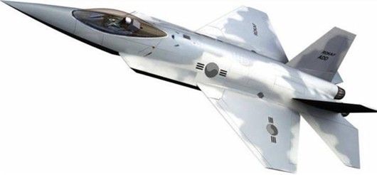 개발주관이 ADD에서 민간으로 전환돼 개발될 한국형 전투기 모형도. 