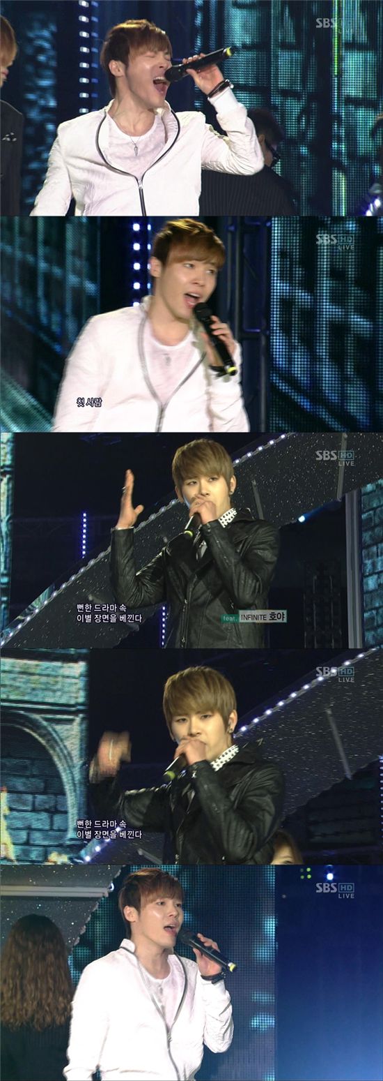 휘성, 가창력 폭발+애절 음색··고별 무대 '잠시만 안녕'