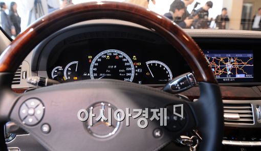 [포토]뉴 S클래스 화려한 내부